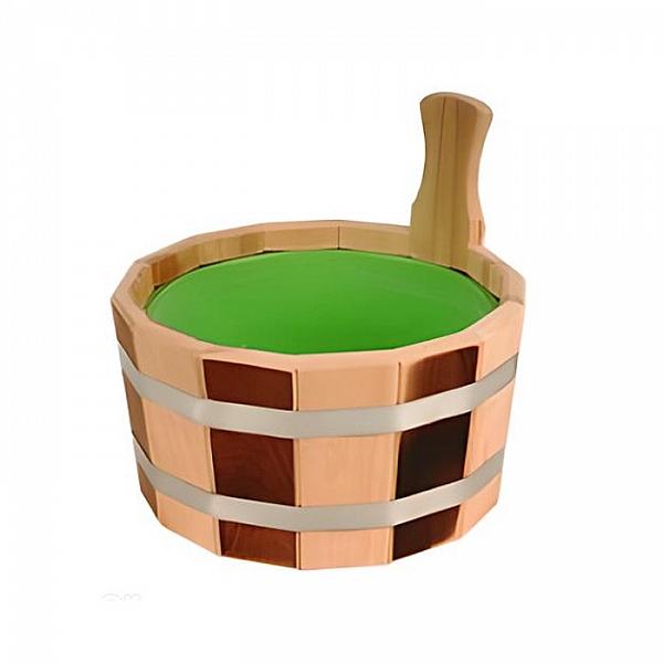 Шайка ШПТ-5 одноручная 5 л с пластмассовой вставкой