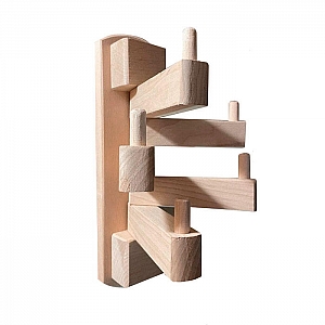 Вешалка СаунаОпт ВКР-5 5 крючков раздвижная ольха