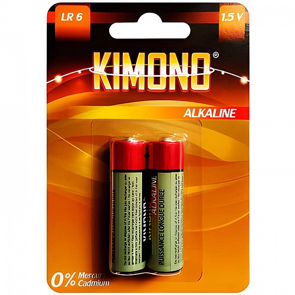 Батарейка Kimono LR6/BL2 АА Mignon алкалиновая