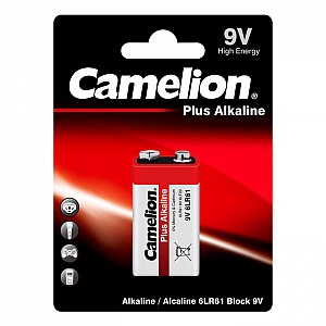 Батарейка Camelion 6LF22 (6LR61) Plus Alkaline BP1 крона