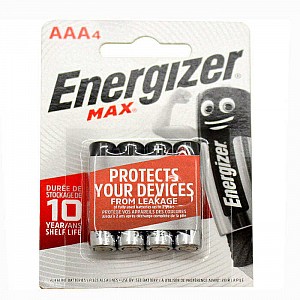 Батарейка Energizer Max Alkaline AAA LR3 BP4