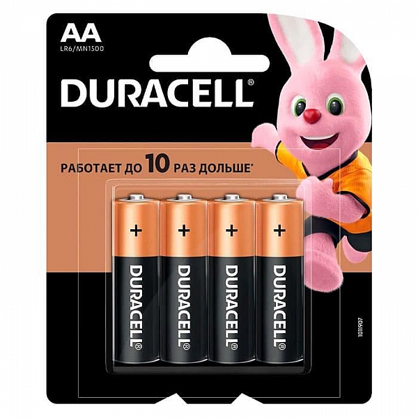 Батарейка Duracell LR6 АА 4BP 4 шт