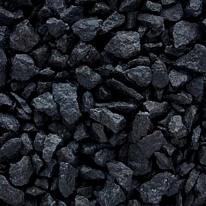 Щебень декоративный гранитный 5-10 мм РуБелЭко окрашенный черный 20 кг