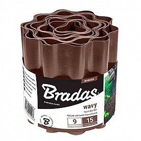 Лента газонная Bradas ЛГКВ15 900*15 см коричневая волнистая