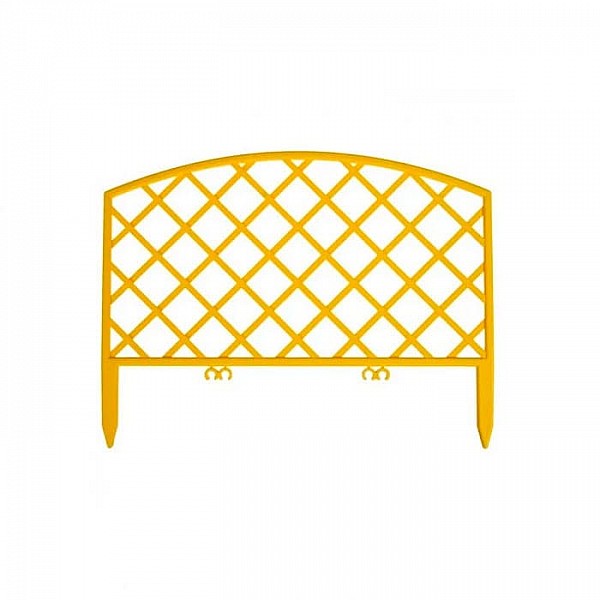 Забор декоративный Gardenplast Romanika №1 50010 2.95 м желтый