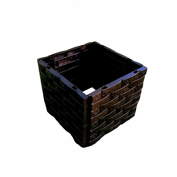 Конструктор Gardenplast 00106 садовый универсальный 4 секции шоколад