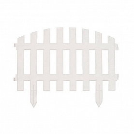 Забор декоративный Gardenplast Renessans №2 50011 3.1*0.35 м белый
