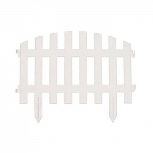 Забор декоративный Gardenplast Renessans №2 50011 3.1*0.35 м белый