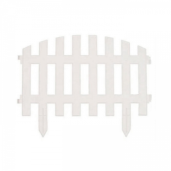 Забор декоративный Gardenplast Renessans №2 50011 3.1*0.35 м белый