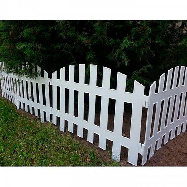 Забор декоративный Gardenplast Renessans №2 50011 3.1*0.35 м белый