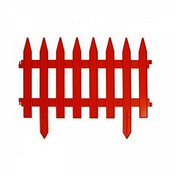 Забор декоративный Gardenplast Gotika №3 50312 3.10 м терракот 7 шт