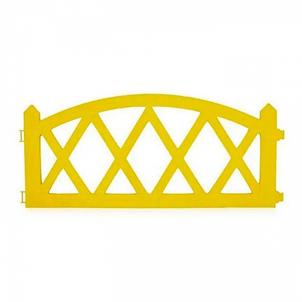 Забор декоративный Gardenplast Modern №4 50213 3 м желтый 5 шт