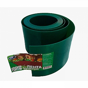 Лента бордюрная Plastline прямая зеленая высота 20 см