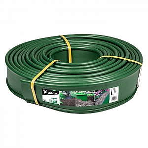 Лента газонная Bradas ЛПР-З пластиковая прямая канта 18 м*12.5 см зеленая