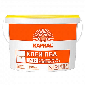 Клей Kapral V-10 ПВА 1 кг прозрачный