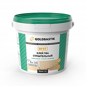 Клей Goldbastik BF 07 ПВА строительный 1 л прозрачный