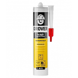 Клей Grover GR70 монтажный 300 мл прозрачный
