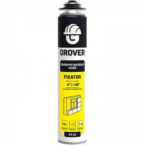 Клей-пена Grover FX45 полиуретановая 750 мл