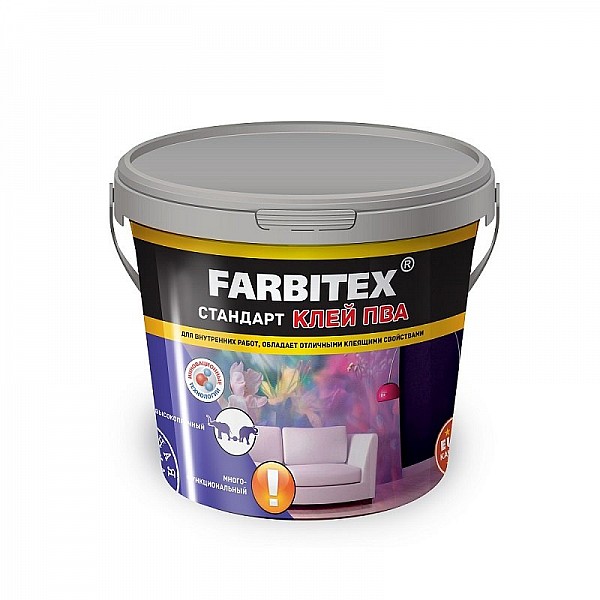 Клей ПВА Farbitex стандарт 2.3 кг