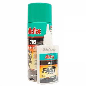 Набор для склеивания Akfix 705 GA В65 г + 200 мл. Изображение - 1