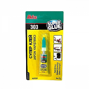 Супер клей Akfix 303 3 г