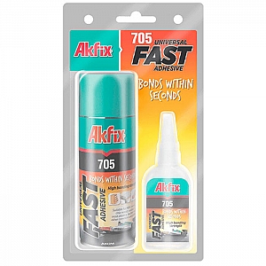Набор для склеивания Akfix 705 GA055 В25 г+100 мл блистер