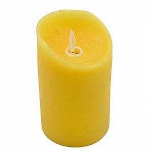 Декоративный светильник-свеча Artstyle TL-940Y с эффектом пламени свечи воск 7.5*12.5 см желтый