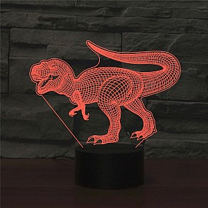 Ночник Camelion NL-405 Динозавр LED 3Вт RGB USB 3АА (в комплект не входят). Изображение - 3