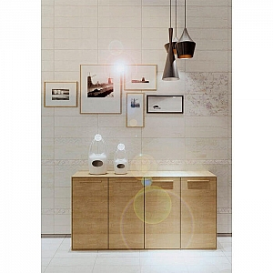 Плитка Березакерамика (Belani) Сан-Ремо G 418*418 мм белый. Изображение - 1