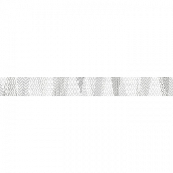 Фриз Березакерамика (Belani) Эклипс 54*500 мм светло-серый