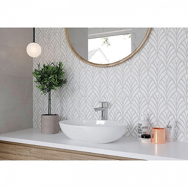 Декор Unitile Лилит 01 250*400 мм серый