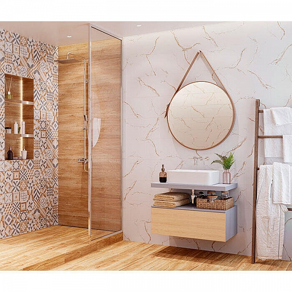 Плитка Березакерамика (Belani) Marmaris 500*250 мм белый