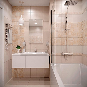 Плитка Unitile Юпитер низ 03 200*300 мм бежевый. Изображение - 1