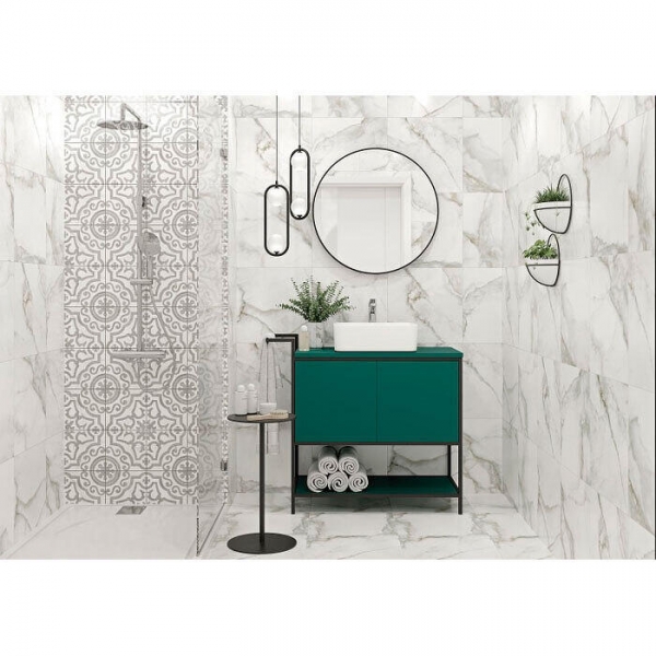 Керамогранит Cersanit Siena 17226 420*420 мм узоры белый