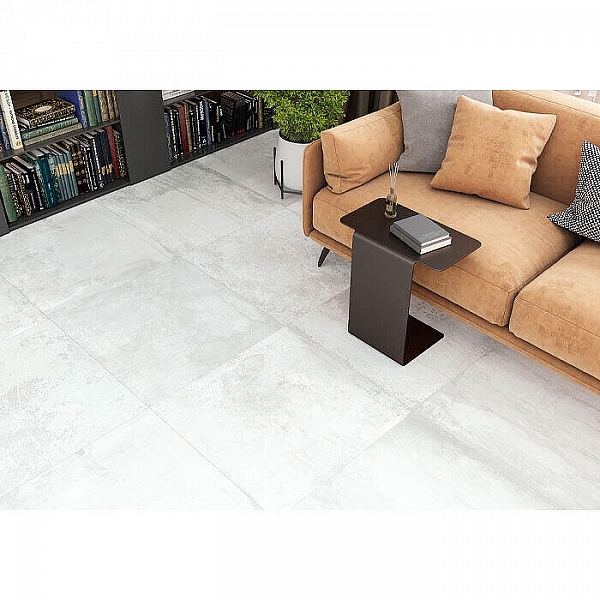 Керамогранит Alma Ceramica Cemento GFA57CMT07R 570*570 мм белый