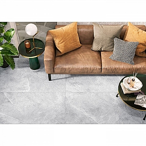 Керамогранит Alma Ceramica Basalto GFA114BST07R 570*1140 мм светло-серый. Изображение - 1