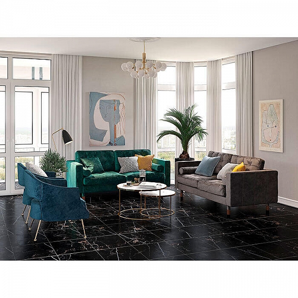 Керамогранит Cersanit Queen QN4R233D-69 16165 420*420 мм черный