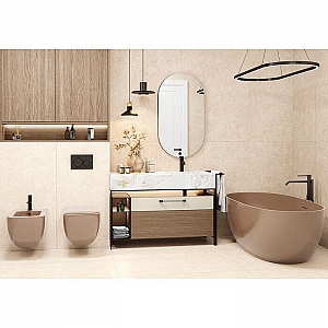 Керамогранит Alma Ceramica Amsterdam GFA114ADM40R 570*1140 мм коричневый. Изображение - 1