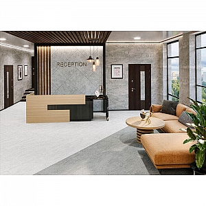Керамогранит Alma Ceramica Amsterdam GFA114ADM70R 570*1140 мм темно-серый. Изображение - 1