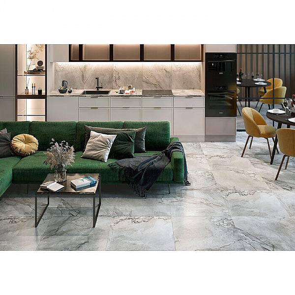 Керамогранит Alma Ceramica Vulcano GFA57VLC07L 570*570 мм серый