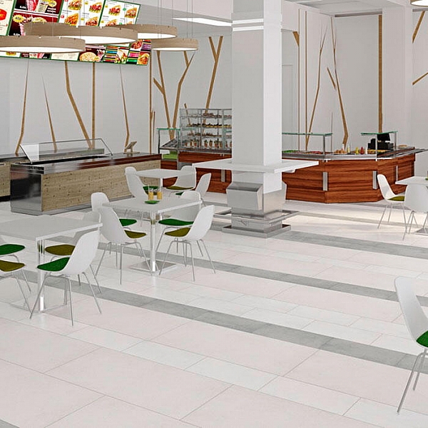 Керамогранит Grasaro Beton G-1104/CR 600*1200 мм белый