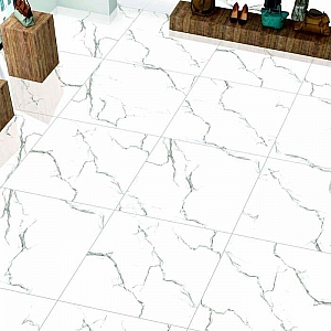Керамогранит Maimoon Ceramica Glossy Gemini White 600*600 мм. Изображение - 2