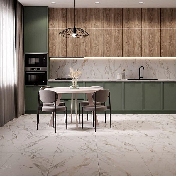 Керамогранит Axima Vancouver 1200*600 мм белый