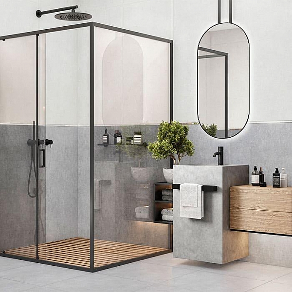 Керамогранит Alma Ceramica Berlin GFU60120BLN07R 600*1200 мм серый