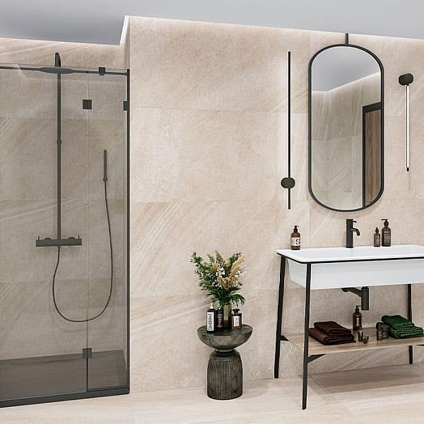 Керамогранит Alma Ceramica Olsa GFU60120OLS40R 600*1200 мм бежевый