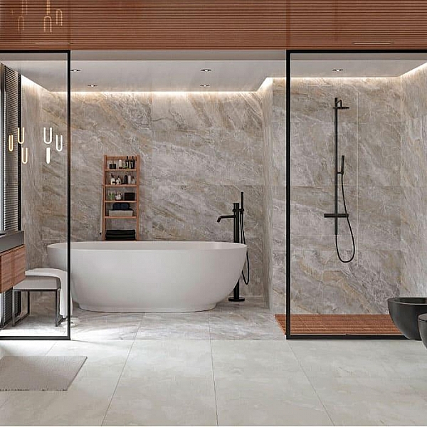 Керамогранит Kerranova Canyon K-905/LR 1200*600 мм серый