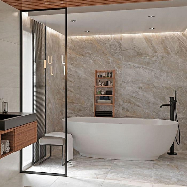 Керамогранит Kerranova Canyon K-905/LR 1200*600 мм серый