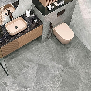 Керамогранит Delacora Rock D60204M 600*600 мм steel. Изображение - 1