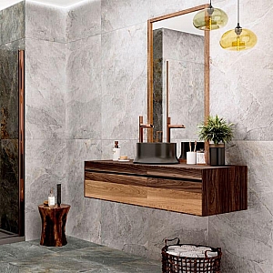 Керамогранит Delacora Stoncrete D60226M 600*600 мм gray. Изображение - 1