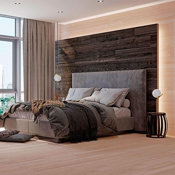 Керамогранит Kerranova Madera K-522/MR 1200*200 мм медовый